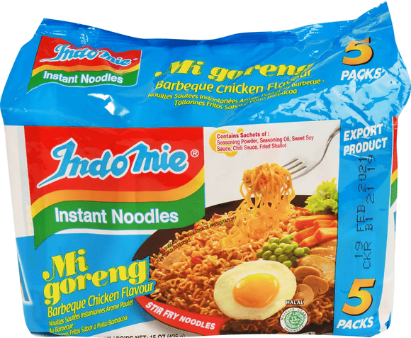 Indomie Instant Noodles Bbq Chicken 85gx5 - Brandco Direct Inc