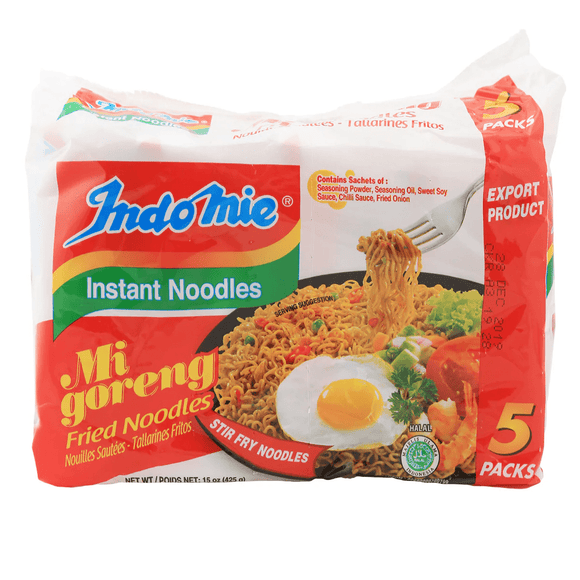 Indomie Mi Goreng Stir Fried Noodles (85gx5) - Brandco Direct Inc