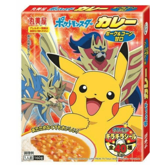 Marumiya Pokemon Curry Pork & Corn Sweet 6Pk(145g) - Brandco Direct Inc