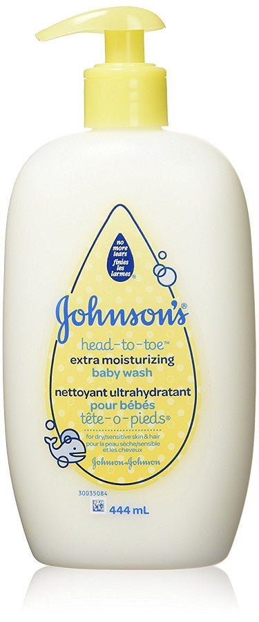 Johnsons Head to Toe Extra Moisture Baby Wash (444ml) - Brandco Direct Inc