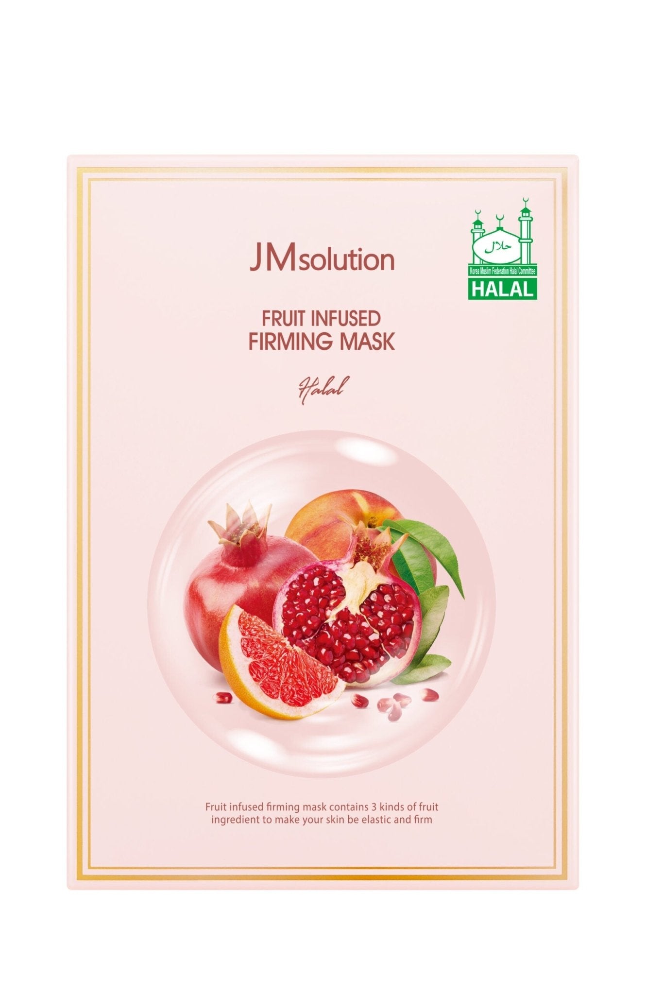 JM Solution Fruit Infused Firming Mask Halal (10S) - Brandco Direct Inc