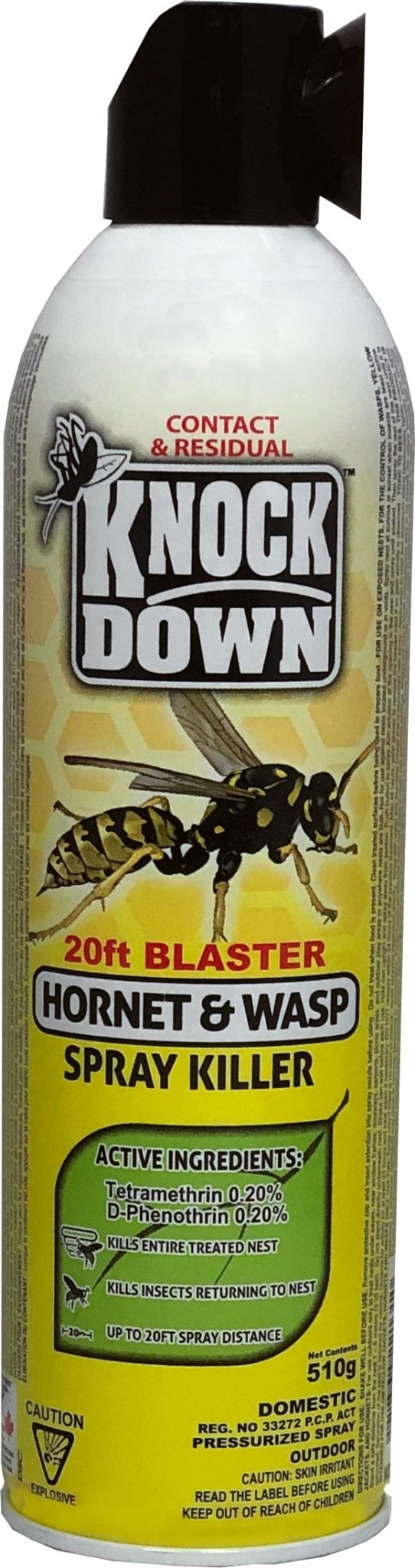 Knock Down Hornet&Wasp Blaster Spray Killer (510g) - Brandco Direct Inc