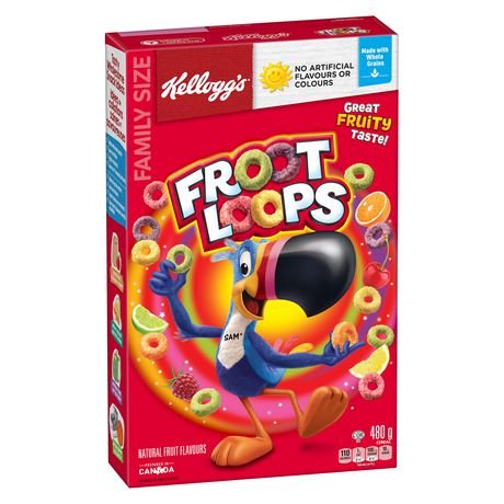 Kellogg's Froot Loops Family Size (480g) - Brandco Direct Inc