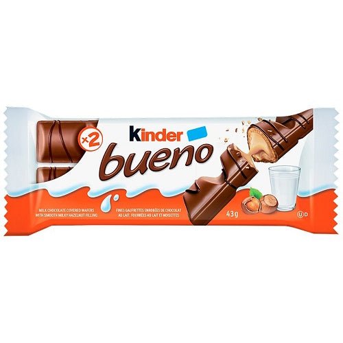 Kinder Bueno Milk Chocolate (43g) - Brandco Direct Inc