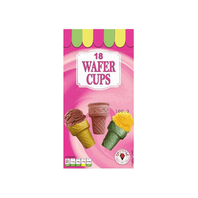 Kml Wafer Cups Cones 18ct (108g) - Brandco Direct Inc