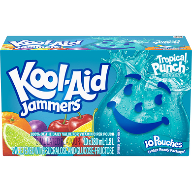 Kool - Aid Jammers Punch Tropical (10x180ml) - Brandco Direct Inc