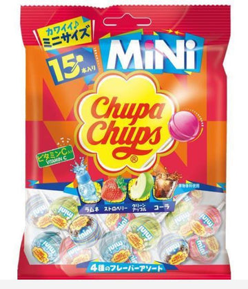 Kracie Chupa Chups Candy Mini Assort 15P (104g) - Brandco Direct Inc