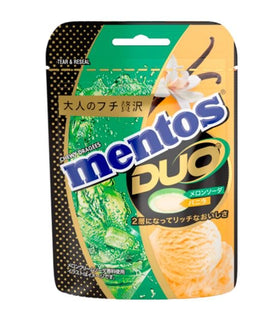 Kracie Mentos DUO Soft Cndy Melon Soda&Vanilla 16Pk (45g) - Brandco Direct Inc