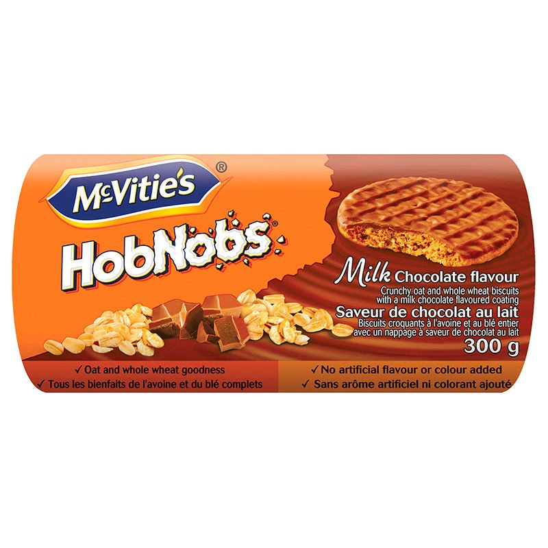 McVitie's Milk Chocolate Hob Nobs (300g);T23 - Brandco Direct Inc