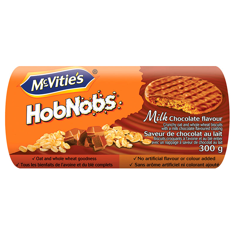 McVitie's Milk Chocolate Hob Nobs (300g);T23