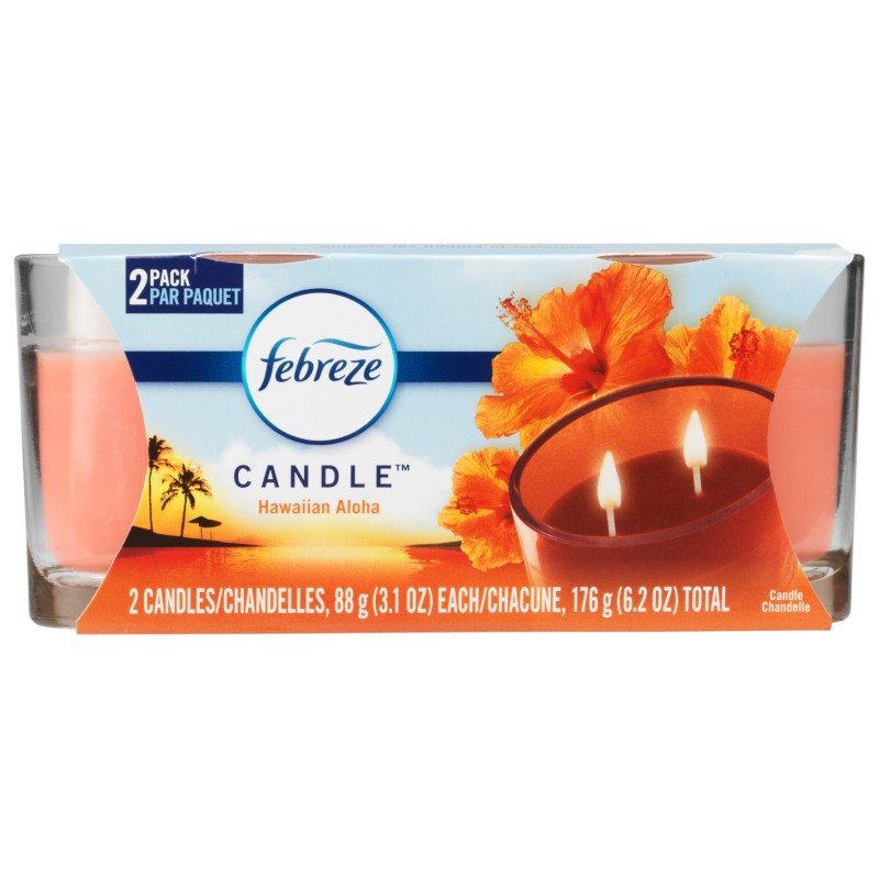 Febreze Candle Hawaiian Aloha (2x88g) - Brandco Direct Inc