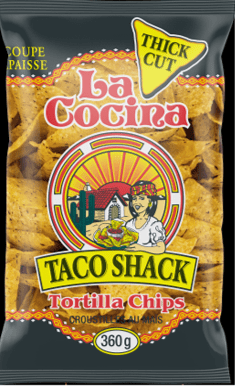 La Cocina Taco Shack - Thick Cut Chips (360g) - Brandco Direct Inc