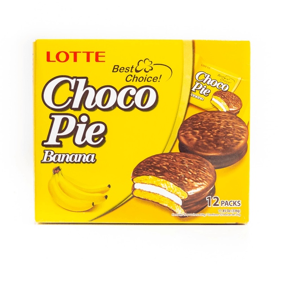 LOTTE Choco - pie Banana 336g - Brandco Direct Inc