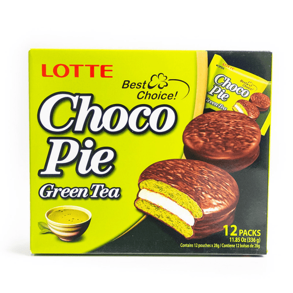 LOTTE Choco - pie Green Tea 336g - Brandco Direct Inc
