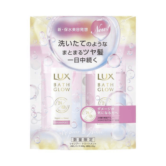 LUX Bath Glow Shampoo + Conditioner - Repair & Shine (400g x 2) - Brandco Direct Inc