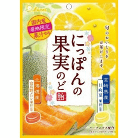 Lion Confectionery Fruit Cough Drop Furano Melon&Hyuhanatsu (71g) - Brandco Direct Inc