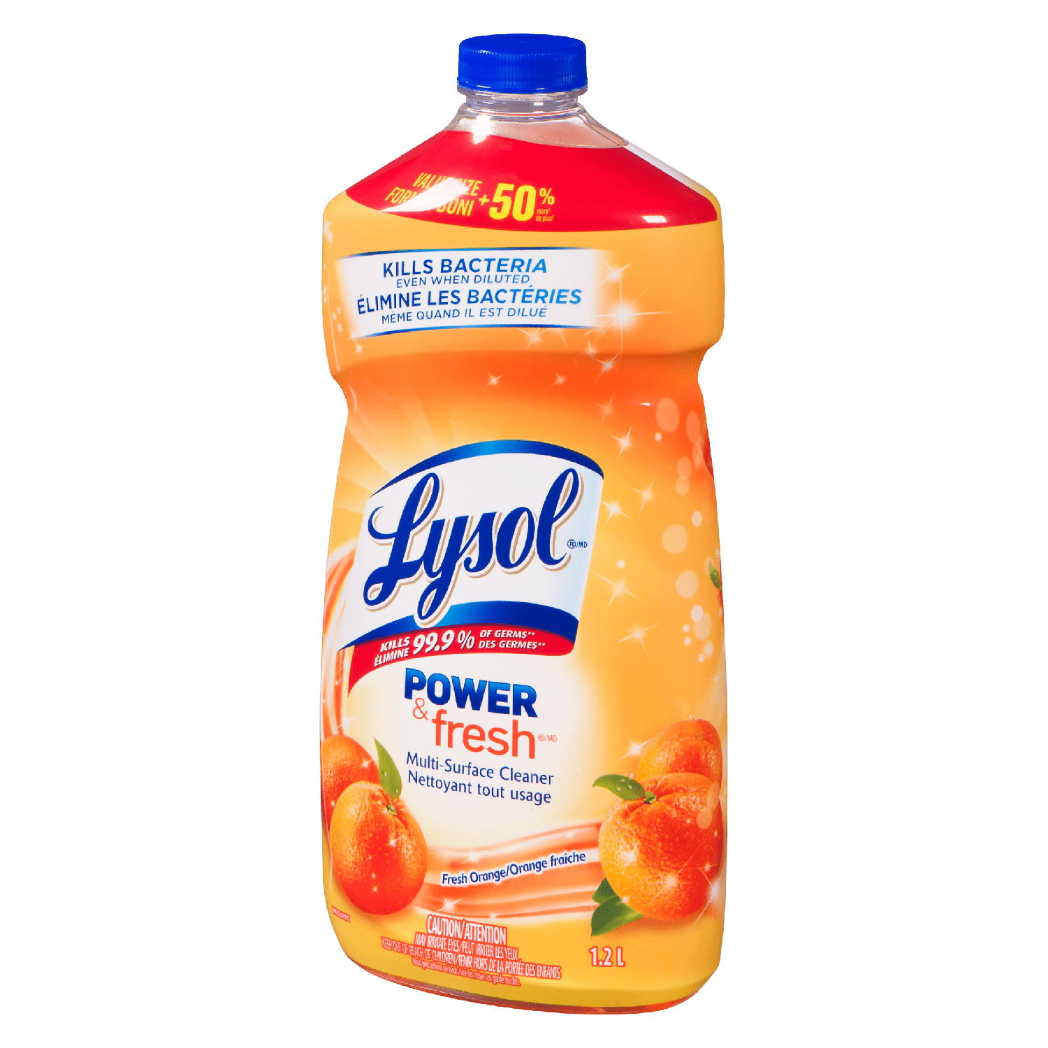 Lysol Multi Surface Cleaner Orange (1.2L) - Brandco Direct Inc