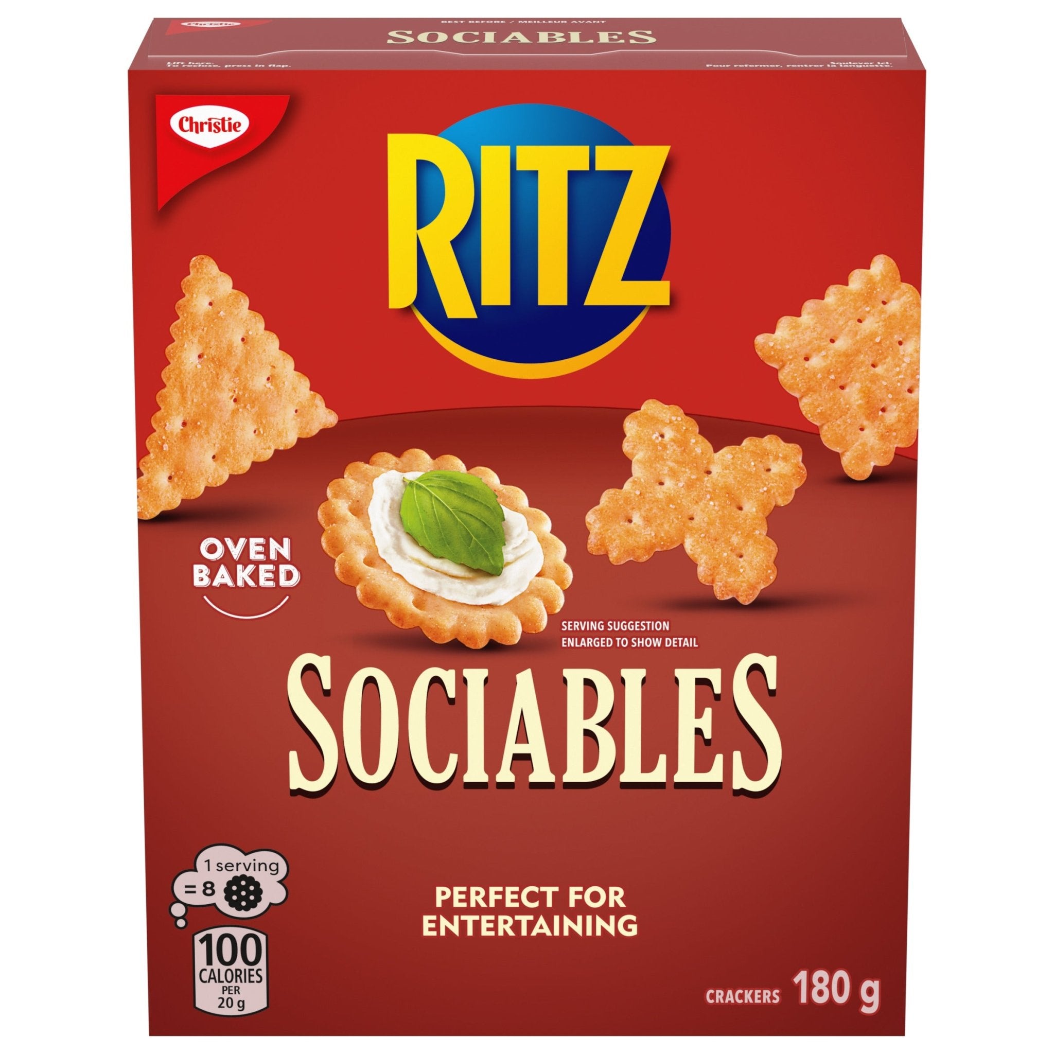 Christie RITZ Sociables (180g) - Brandco Direct Inc