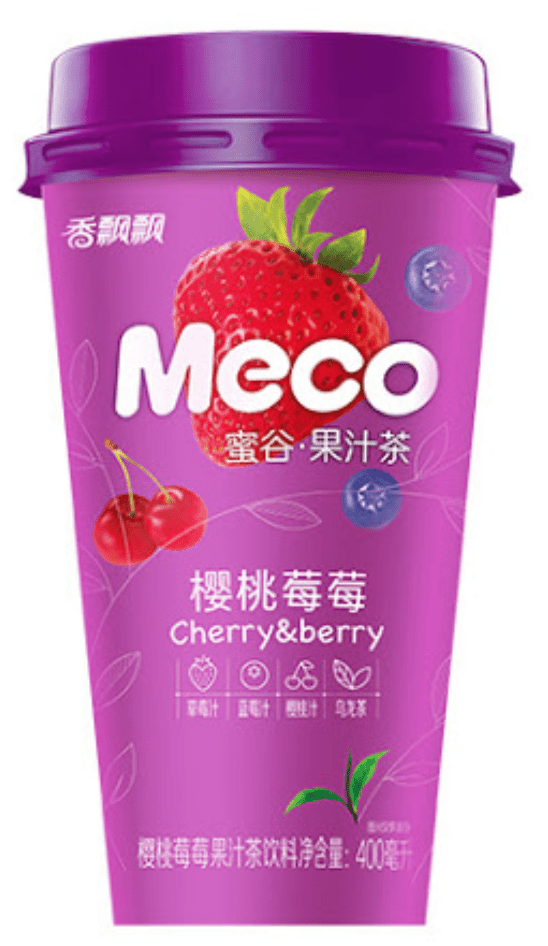 Meco Fruit Tea Cherry & Strawberry 400 ml - Brandco Direct Inc