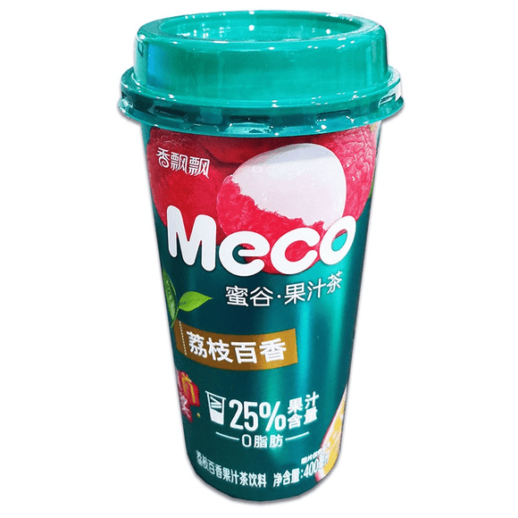 Meco Light Fruit Tea - Lichi Flavor 400 ml - Brandco Direct Inc