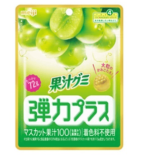 Meiji Fruit Juice Elastic Plus Gummy Muscat (72g) - Brandco Direct Inc