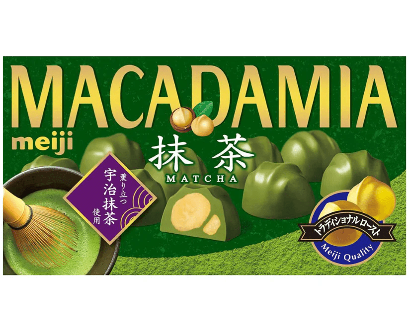 Meiji Macadamia Chocolate Matcha (83g) - Brandco Direct Inc
