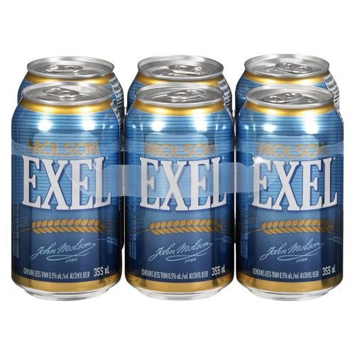 Molson Exel Non Alcoholic Beer Cans (355ml) - Brandco Direct Inc