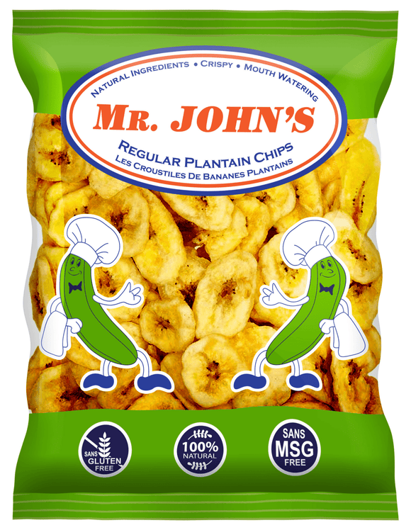 Mr. John's Plantain Chips (300g) - Brandco Direct Inc