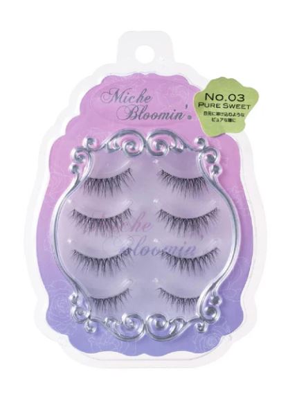 Miche Bloomin' 3D False Eyelashes (No 03 PURE SWEET) - Brandco Direct Inc