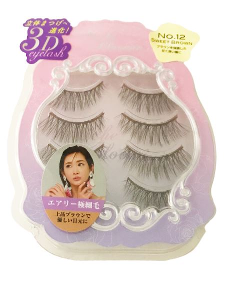 Miche Bloomin' 3D False Eyelashes (No 12 Sweet Brown) - Brandco Direct Inc