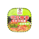 NTZ R Salted Egg Yolk Rice Cake Hot Chicken Noodle (166.8 g) - Brandco Direct Inc