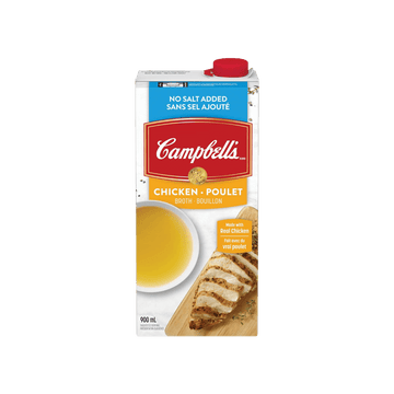Campbell's Chicken Broth No Salt (900ml) - Brandco Direct Inc