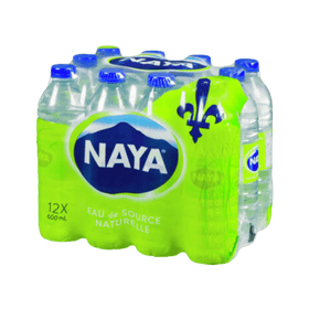 Naya Spring Water 12 Bottle (600ml) - Brandco Direct Inc