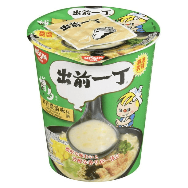 Nissin Demae Iccho Tonkotsu Flavour CUP NOODLES (72g) * 2 Pack - Brandco Direct Inc