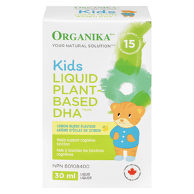 Organika Kids Liquid DHA - Lemon Burst (30ml) - Brandco Direct Inc