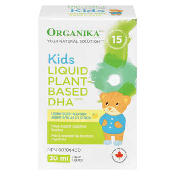 Organika Kids Liquid DHA - Lemon Burst (30ml) - Brandco Direct Inc