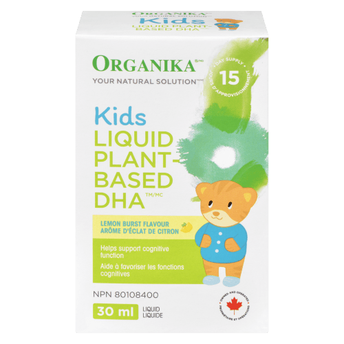 Organika Kids Liquid DHA - Lemon Burst (30ml) - Brandco Direct Inc