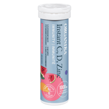 Organika Instant C D Zinc Immun - Watermelon(8*10tabs) - Brandco Direct Inc