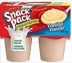 Hunt's Vanilla Pudding Snack Pack 4 Cups - Brandco Direct Inc