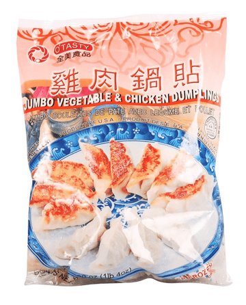 O'TASTY Jumbo Vegetable & Chicken Dumplings * 2 Pack - Brandco Direct Inc