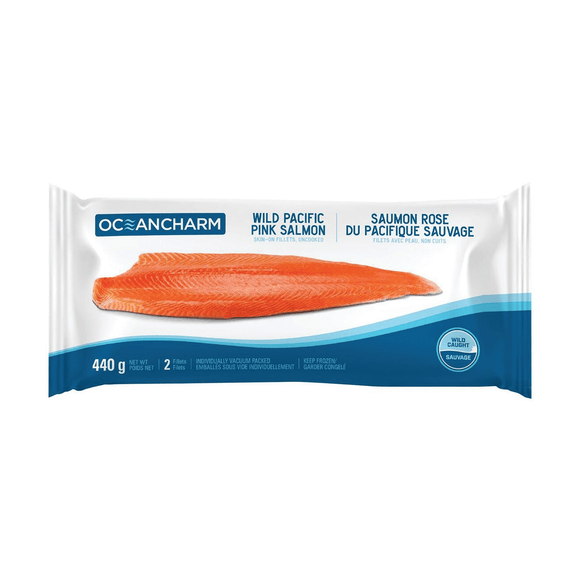 Oceancharm Wild Pacific Pink Salmon 440g - Brandco Direct Inc