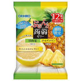 Orihiro Konjac Jelly Hyuganatsu Citrus & Golden Pine 12P (240g) - Brandco Direct Inc