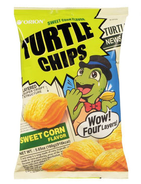 Turtle Chips Sweet Corn Flavor (160g) - Brandco Direct Inc