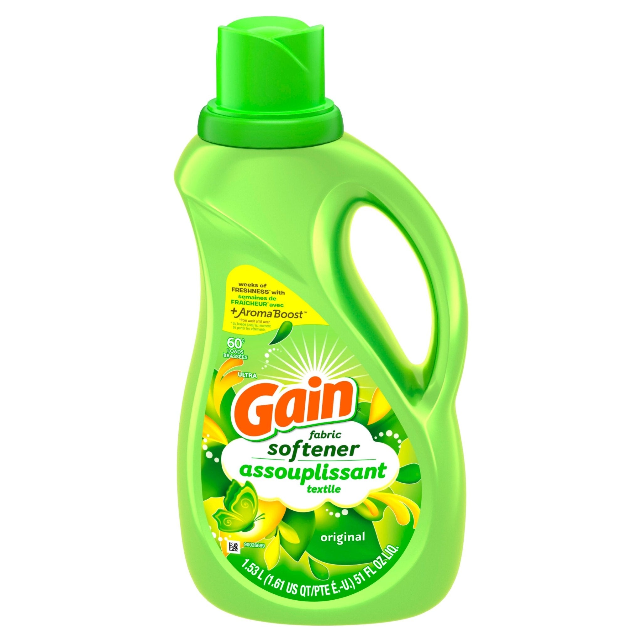 Gain Liquid Fabric Softnr Aroma 60 Loads(1.53L) - Brandco Direct Inc