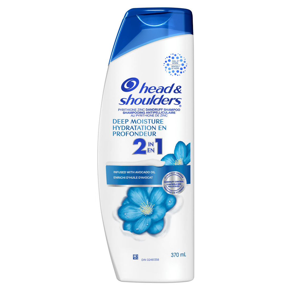 Head & Shoulders Deep Moisture 2in1 Shampoo(370ml) - Brandco Direct Inc