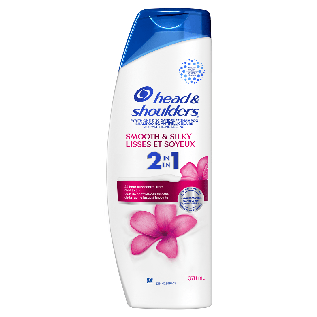 Head & Shoulders Smooth & Silky Oil 2in1 Shampoo(370ml) - Brandco Direct Inc