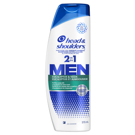 Head & Shoulders Men 2in1 Eucalyptus&Neem Shampoo(370ml) - Brandco Direct Inc