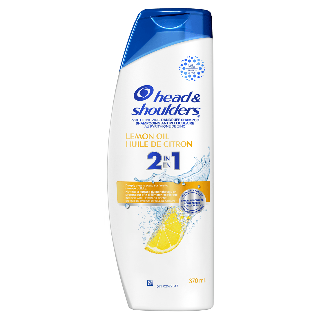 Head & Shoulders Lemon Oil 2in1 Shampoo(370ml) - Brandco Direct Inc