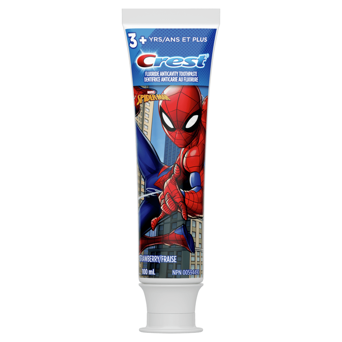 Crest Kid's Toothpaste Spiderman Strawberry(100ml) - Brandco Direct Inc