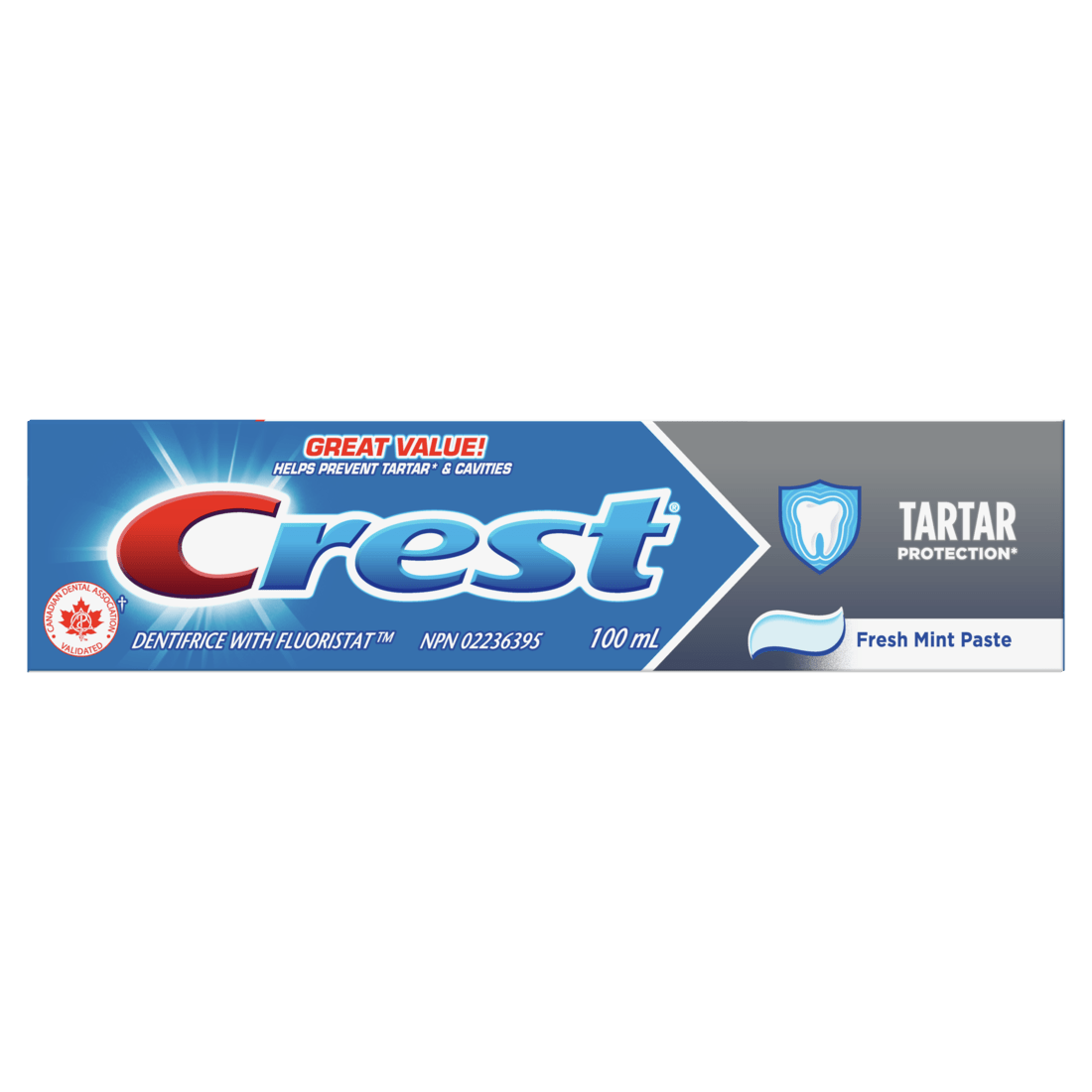 Crest Tartar Protection Fresh Mint Paste (100ml) - Brandco Direct Inc